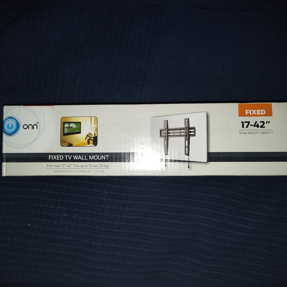 Onn Fixed Tv Wall mount- Fits 17" To 42"